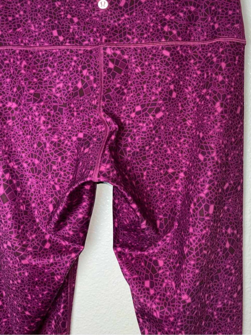 Lululemon High Times Pant(Full-On Luxtreme)Paradise Geo Regal Plum Multi size 12 - Picture 15 of 16